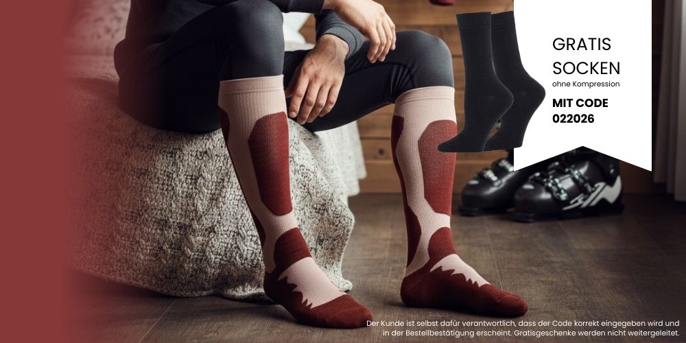 Gratis Socken ohne Kompression