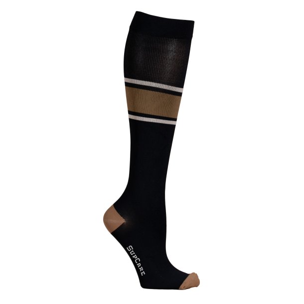 Medical Compression Stockings Class 2 (23-32 mmHg), Black and Brown