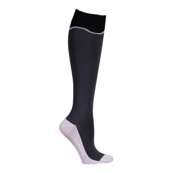 Compression Stockings Bamboo, Wave, Grey