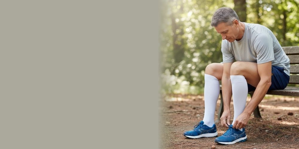 Compression stockings for sports