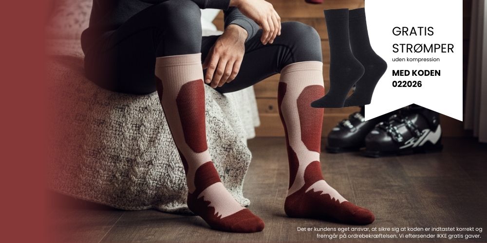 Gratis str&oslash;mper uden kompression