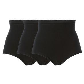 Buy Ladies 6 Pack Size 18-26 Tradie Cotton Underwear Briefs Black Focus  (SB3) - MyDeal