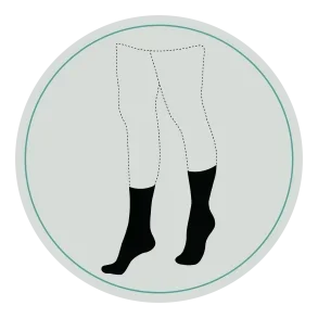 Compression Crew socks CCL 1