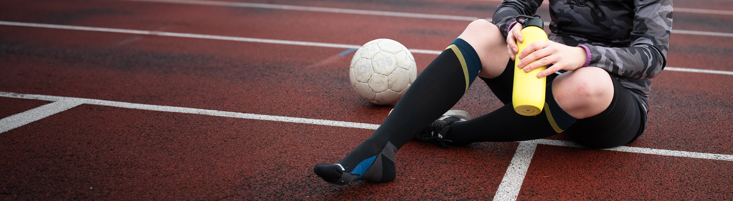 Medias de compresión para deportes.