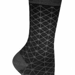 Bambus strmper uten kompression, svart retro