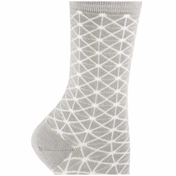Chaussettes de bambou sans compression, gris retro