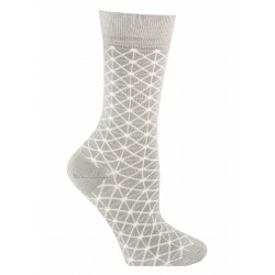 Chaussettes de bambou sans compression, gris retro