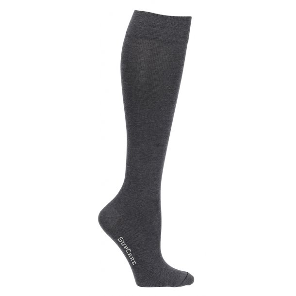 Compression Stockings Wool and Cotton, Grey