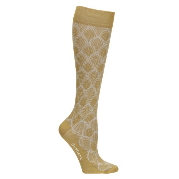 Compression Stockings Bamboo, Curry Leaf Knit