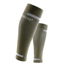 CEP The Run 4.0 Compression Sleeves, Olive, Men