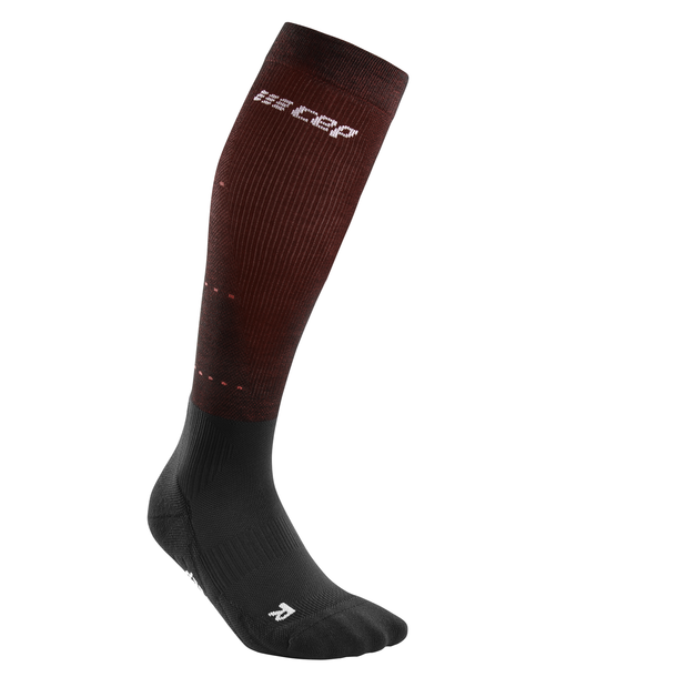 CEP bas de compression Infrared Recovery, black/red, Femme