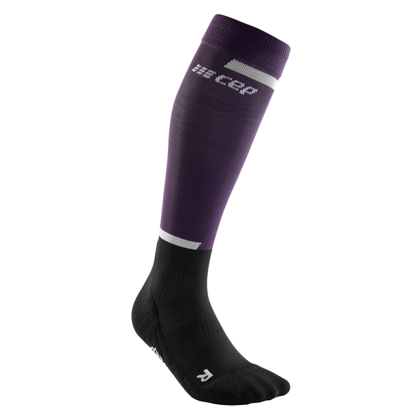 CEP The Run 4.0 Compression Tall Socks, Violet/Black, Women