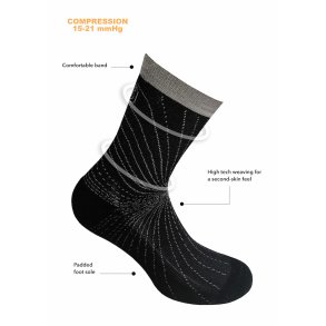 Sports compression ankle socks, Extreme Bounce, blue – SupCare