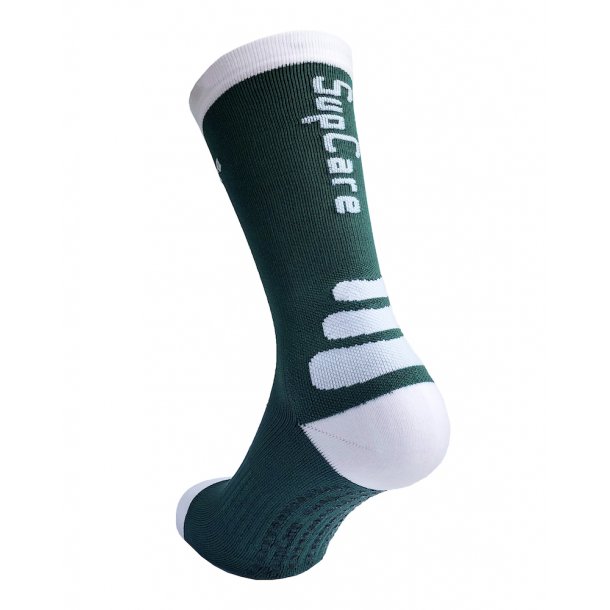 Chaussettes courtes de compression Grip avec Softair +plus, verte