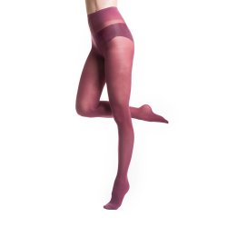 Girls Pink Microfibre Opaque Tights