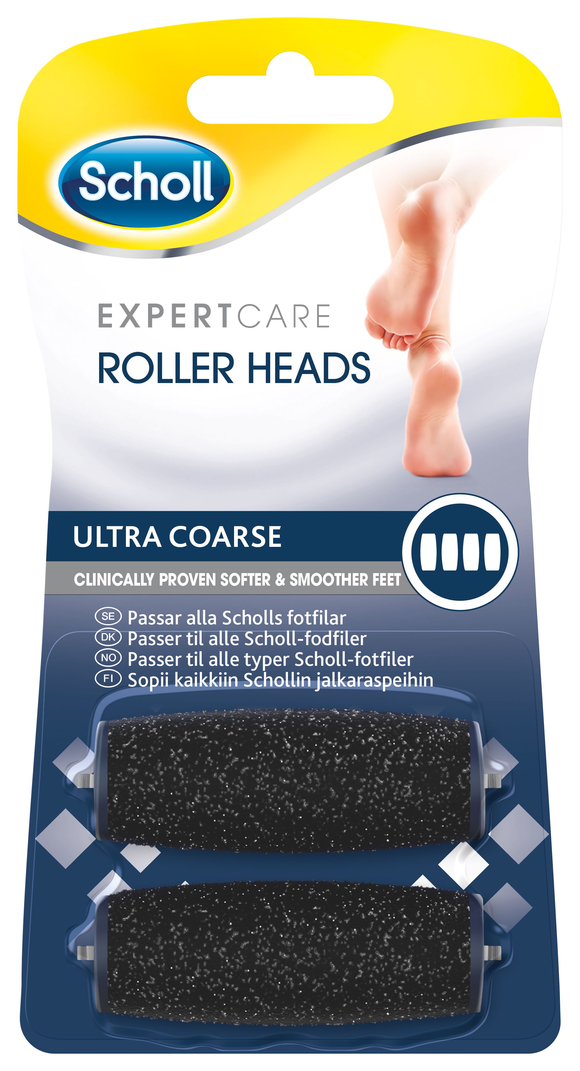 Grudge rulletrappe varemærke Scholl Expert Care Refills - Ultra Coarse 2 stk. - Main - Støttestrømpen.dk