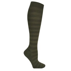 Medisinske Kompresjonsstrmper, Klasse 2, Grnn med Striper