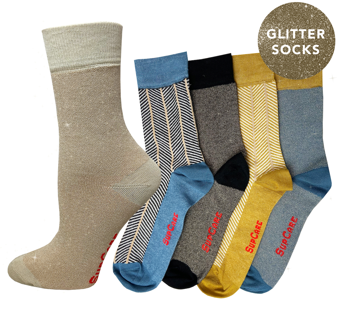 Giftbox socks compression, pairs, blue