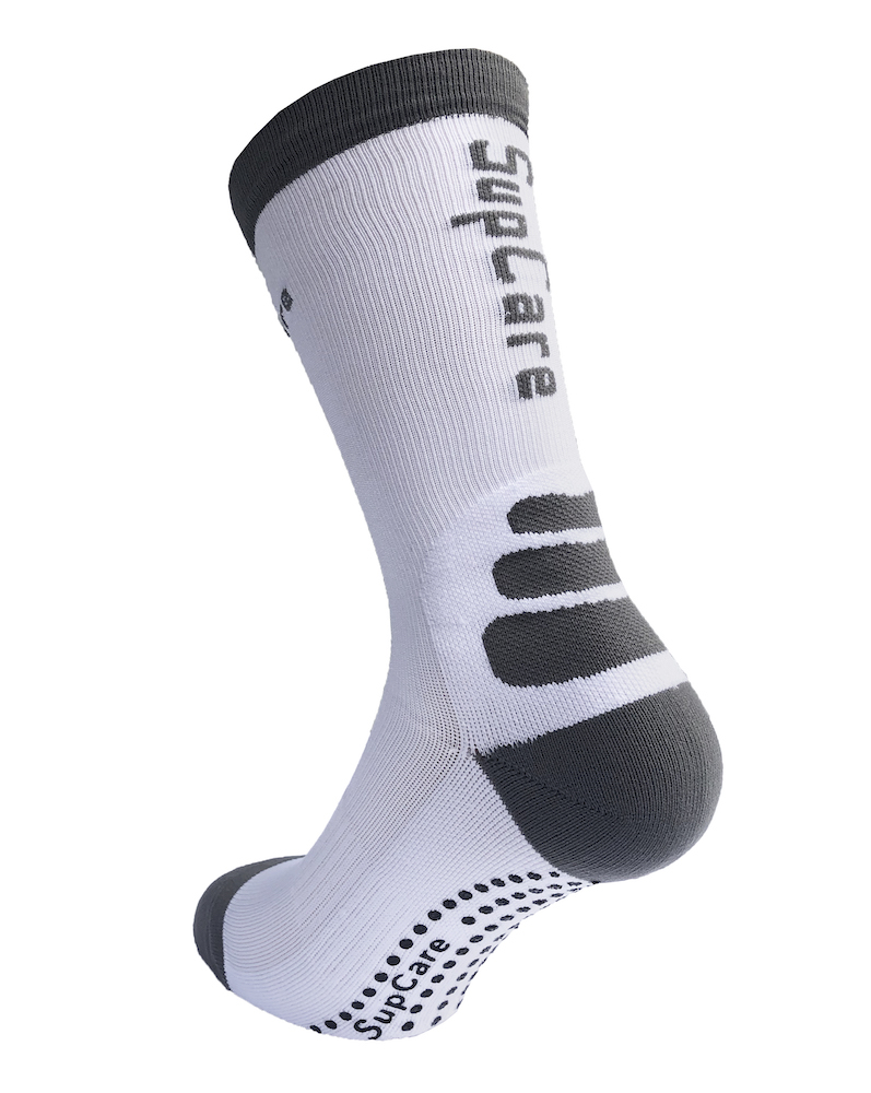 Compression crew socks Grip with SoftAir +plus, white - Main ...