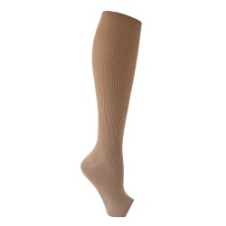 Flight Support Stockings Microfiber, Open Toe, Soleil