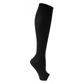 YUSHOW 3 Pairs Zipper Compression Socks Women with Open Toe Toeless Support  Stockings Easy on Knee High Socks