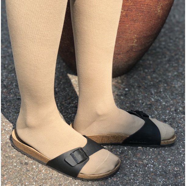 Stttestrmpe Bomull, Beige