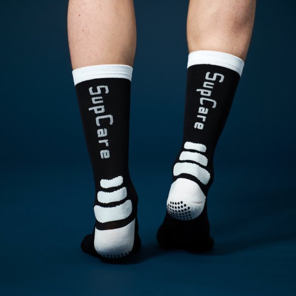 Korte Kompresjonsstrmper SoftAir +Plus med Grip, Svart