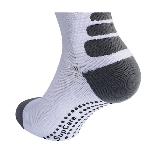 Korte Kompresjonsstrmper SoftAir +Plus med Grip, Hvit