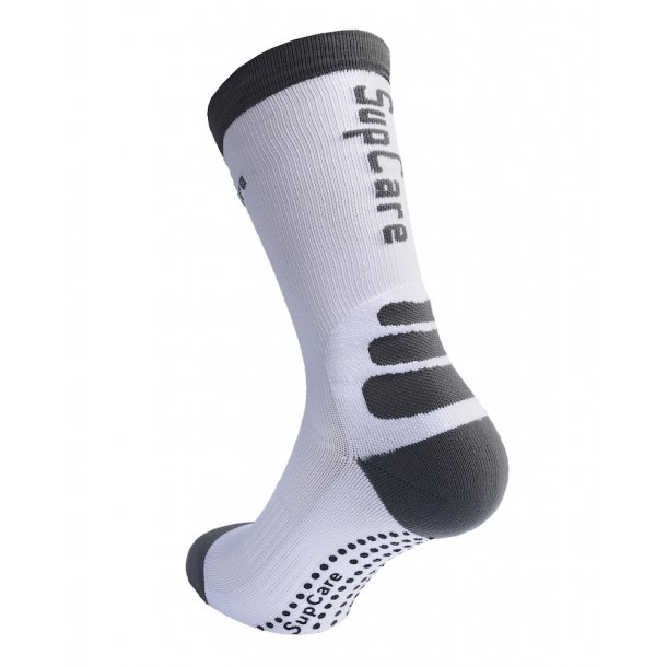 Chaussettes courtes de compression Grip avec Softair +plus, blanc