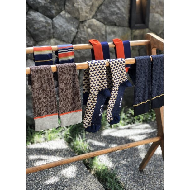 Compression Stockings Wool and Cotton, Business Brown