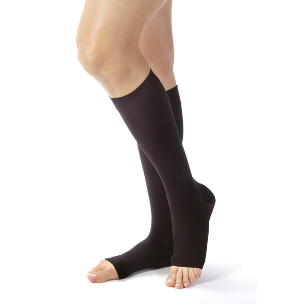 Compression Socks, Open Toe, Medical 20-30 mmHg Graduated Compression  Stockings for Men Women, Knee High Compression Sleeves for Pregnancy,  Varicose