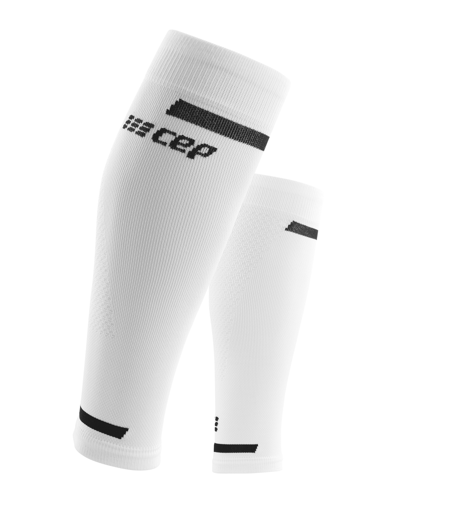 CEP The Run 4.0 Compression Sleeves, White, Men
