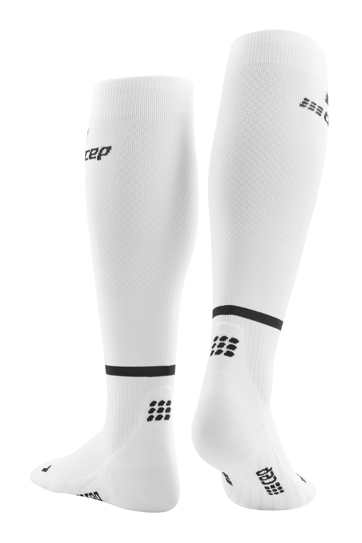 CEP The Run 4.0 Compression Tall Socks, White, Men