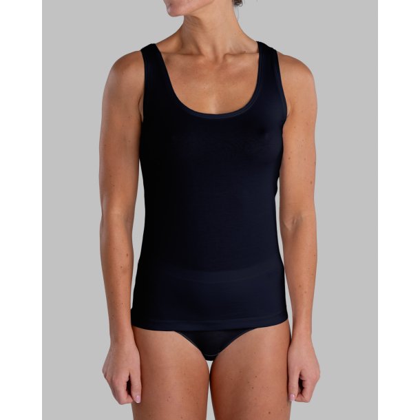 Bamboe Tank Top, Zwart