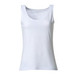 Bamboe Tank Top, Wit