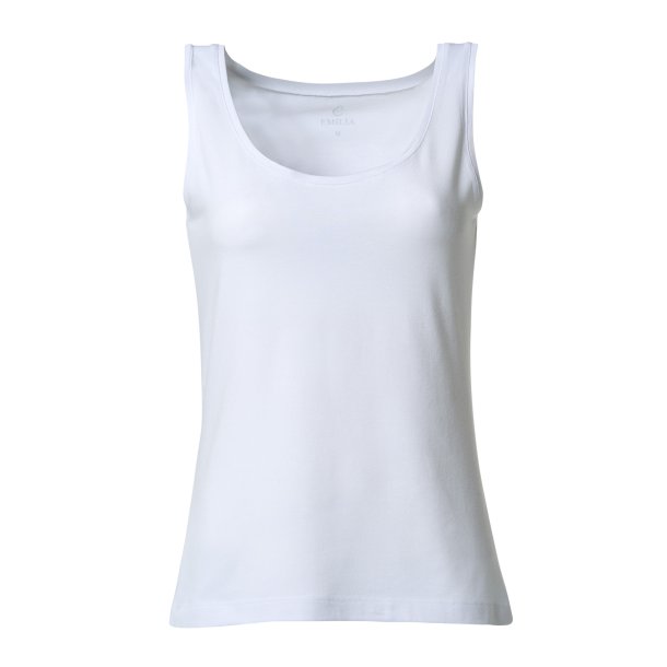 Bamboo Tank Top, White