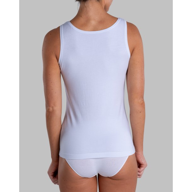 Bamboe Tank Top, Wit