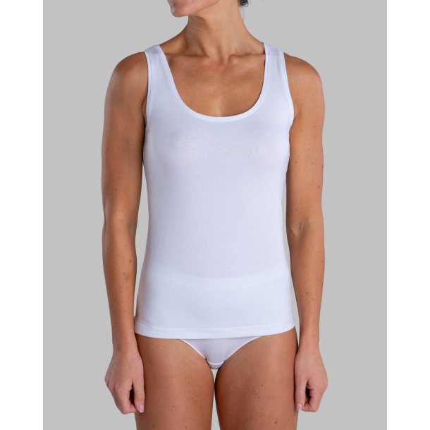 Bamboe Tank Top, Wit