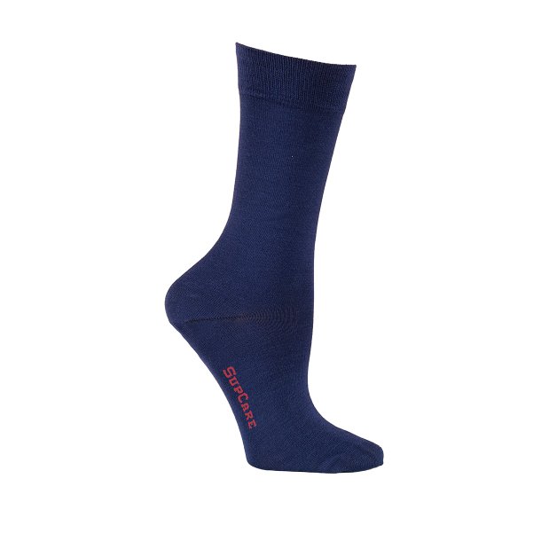 Bamboo Socks without Compression, 5 Pairs, Navy Blue