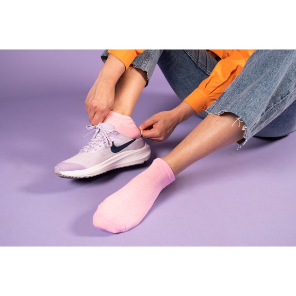 Ankle Socks in Bamboo, Morocco Pattern, 3 Pairs, Pastel Mix