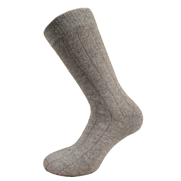 2-Pack Cashmere Ullstrumpor, Svart och Gr