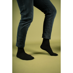 2-Pack Cashmere Ullstrumpor, Svart och Gr