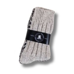 2-Pack Wool-STOP med Silikonsula, Beige/Brun