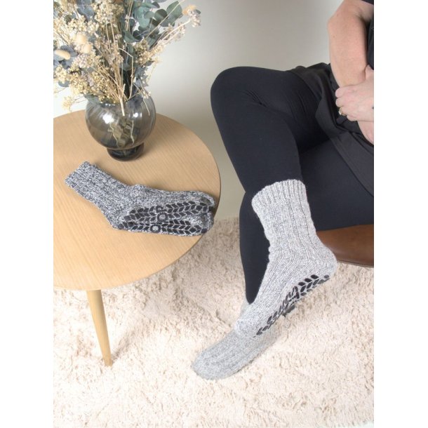 2-Pack Wool-STOP med Silikonsula, Gr/Antracit