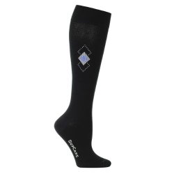 SupCare St�ttestr�mper Bomull, Svart med Kvadrat