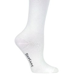 SupCare Compression Stockings Cotton, White