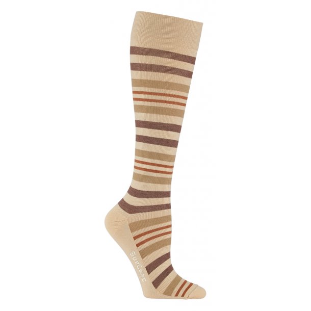 Compression Stockings Bamboo, Nature Stripes
