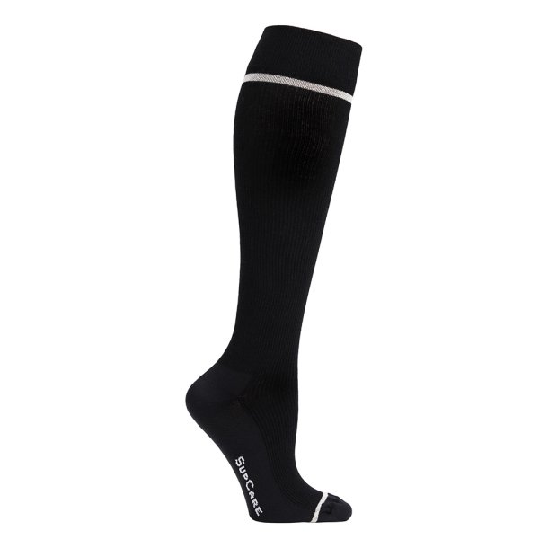 Medical Compression Stockings Class 2, Wool and Bamboo, Black