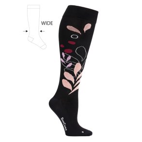 Microfiber Graduated Compression Stockings 20-30 mmHg (Large)(Knee High -  Open Toe)(Beige) aka Legwear, Bell Horn Stockings - AC Adderson Healthcare