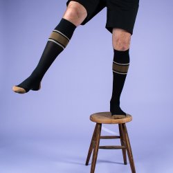 Medical Compression Stockings Class 2, Black and Brown